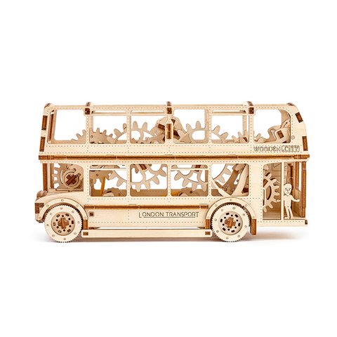 Механический 3D-пазл Wooden.City Лондонский автобус Превью 2