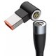 USB кабель Baseus Zinc Magnetic, USB тип-С до DC Square Port, 200 см, 100 Вт, чорний, PD trigger, #CATXC-U01 Прев'ю 5