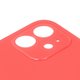 Задня панель корпуса для iPhone 12, червона, не потрібно знімати скло камери, Copy, big hole Прев'ю 1