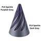 Філамент для 3D-принтера ELEGOO PLA Sparkle Dark Grey, 1 кг Прев'ю 1