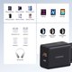 Сетевое зарядное устройство Baseus Cube, 30 Вт, Power Delivery (PD), Fast Charge, черный, 2 порта, #P10111404113-00 Превью 8