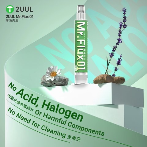 Flux Paste 2UUL SC17 Mr.Flux 01, (no require rinsing, halogen-free, 10 ml, (PCB)) Preview 4
