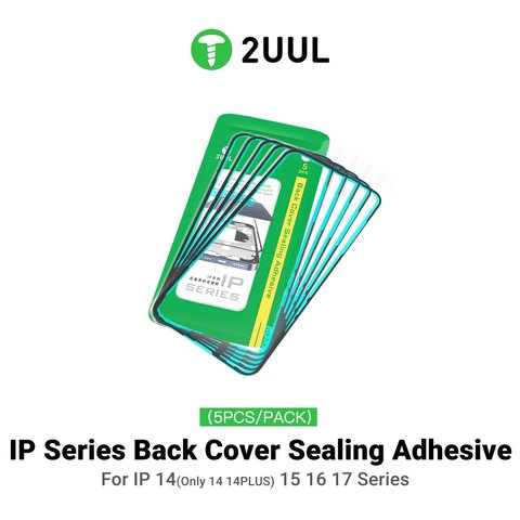Housing Back Panel Sticker (Double-sided Adhesive Tape) 2UUL BA15PS compatible with Apple iPhone 15 Plus, (5 pcs., adhesive) Preview 1