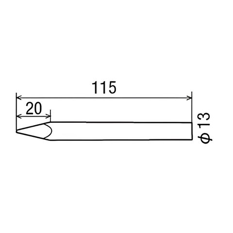 Паяльное жало Goot T-13A для Goot HP-150 Превью 2