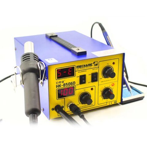 Паяльная станция термовоздушная Mechanic HK-8506D, компрессорная Превью 2