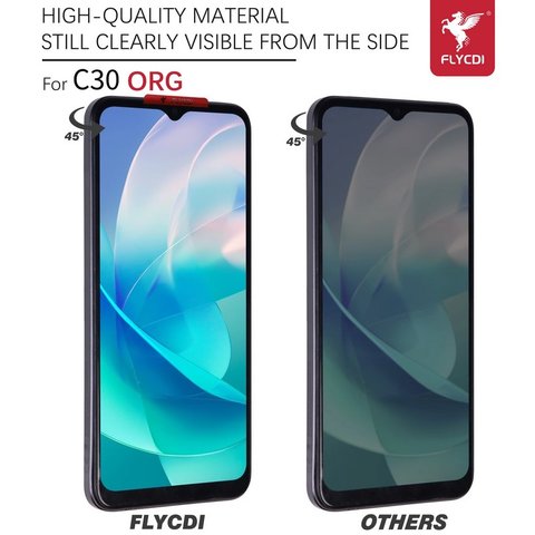 Дисплей для Realme C30, C33, чорний, без рамки, FLYCDI, RMX3581, RMX3623, RMX3624 Прев'ю 3