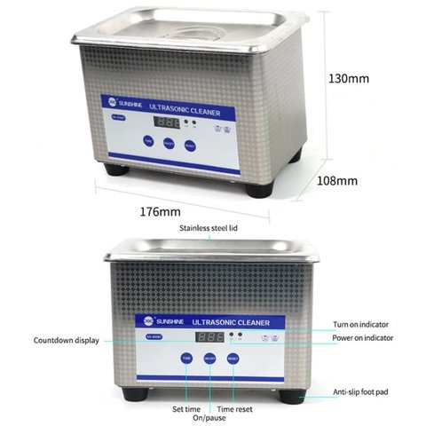 Ультразвуковая ванна Sunshine SS-6508T, 0,8 л, 50 Вт Превью 3