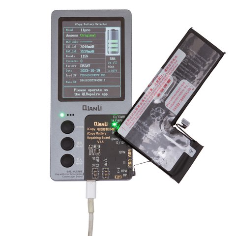 Акумулятор JCID для Apple iPhone 11 Pro, Li-Polymer, 3,83 B, 3400 мАг, збільшена ємність, high capacity Прев'ю 1