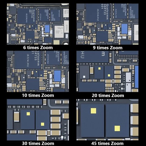 Микроскоп Mechanic MOS300-M3, тринокулярный, 6X-45X Превью 4