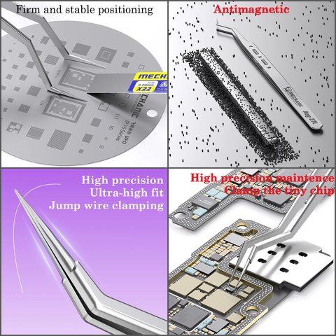 Пинцет монтажный Mechanic Aax-17L, изогнутый, 140 мм Превью 2