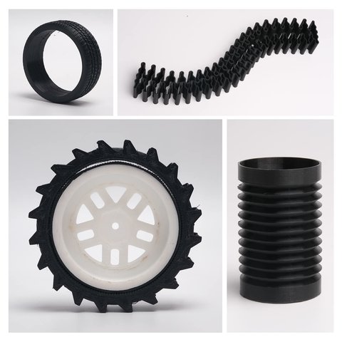 Філамент для 3D-принтера eSUN TPE-83A Black, 1 кг Прев'ю 5