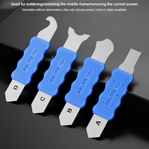 Лопатка RELIFE TD2 Pro, для розбирання мобільних пристроїв, метал, 4 in 1 Прев'ю 1