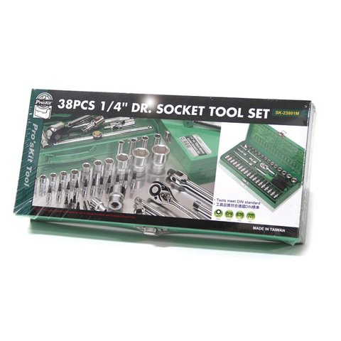 Набор торцевых головок и бит Pro'sKit SK-23801M с держателем Превью 1